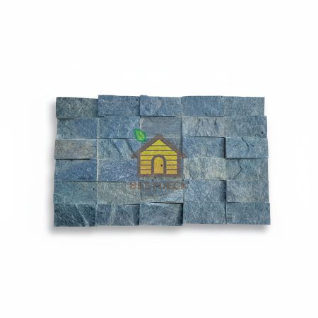 ПЛИТКА ТАЛЬКОХЛОРИТ “РВАНЫЙ КАМЕНЬ” 100x50x20 мм