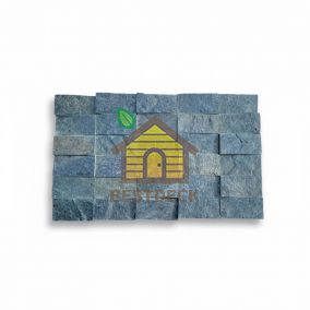 ПЛИТКА ТАЛЬКОХЛОРИТ “РВАНЫЙ КАМЕНЬ” 100x50x20 мм