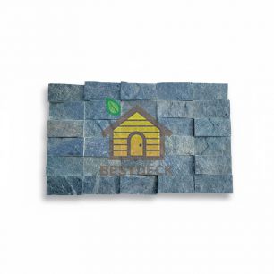 ПЛИТКА ТАЛЬКОХЛОРИТ “РВАНЫЙ КАМЕНЬ” 100x50x20 мм