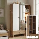 Шкаф 2-х дверный Омега 3 с зеркалом и ящиком