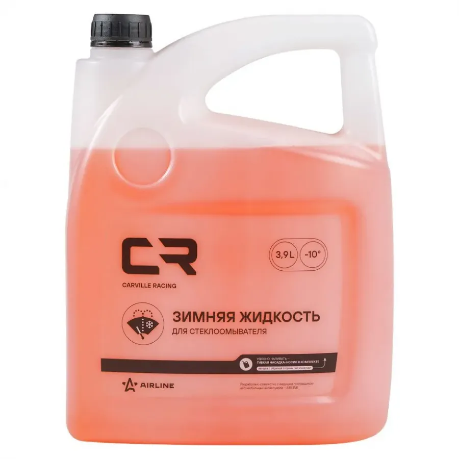CARVILLE RACING Жидкость стеклоомывателя зимняя -10°С с ароматом грейпфрута, 3.9л
