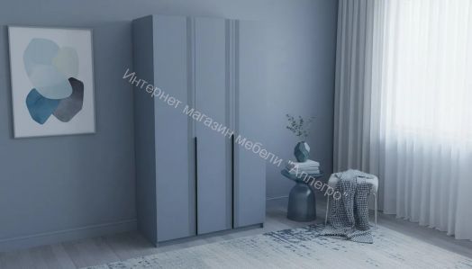 Шкаф 3-х дверный Ольга 6 со скрытыми ящиками