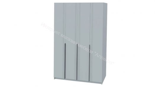 Шкаф 4-х дверный Ольга 6 со скрытыми ящиками