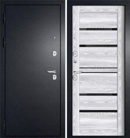 Металлическая Дверь Verda Tepla 2 Букле Черный, 2050*860 2050*960 мм / Верда