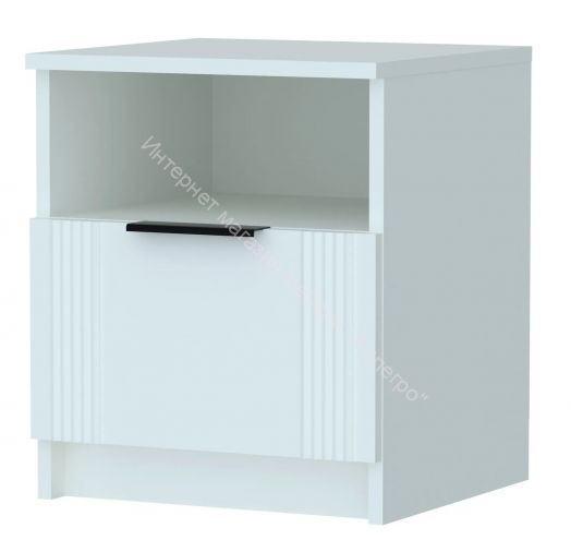 Тумба прикроватная Ольга 6 с ящиком Белый