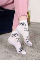 Носки детские Привидение набор 3 пары [белый, серый, черный]