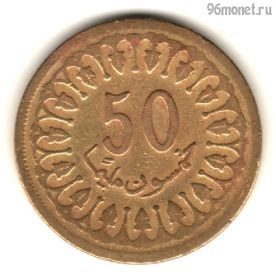 Тунис 50 миллимов 1983