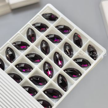 K9 Luxe Пришивные Стразы Amethyst Наветта 9*18 мм