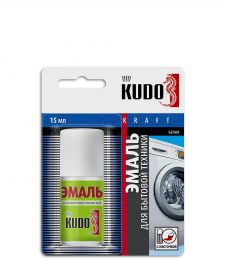 Эмаль Kudo Kraft KU-7K1311 15мл Белый для Бытовой Техники Ремонтная / Кудо.