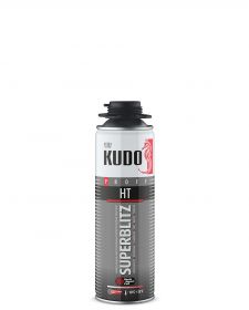 Клей-Пена Kudo Superblitz HT 650мл Белая, Универсальная, Конструкционная / Кудо.