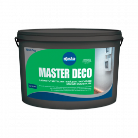 Клей Kesto Master Deco 10кг Бесцветный для Стеклообоев / Кесто.