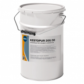 Клей Kesto Kestopur 200/30 10л Двухкомпонентный, Полиуретановый, Бежевый / Кесто.