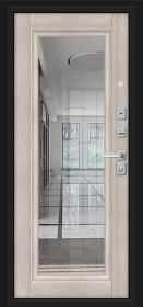 Входная Дверь Bravo Форм/BChrome Almon/Cappuccino Melinga 860x2050мм Правое Открывание / Браво.