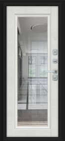 Входная Дверь Bravo Форм/BChrome Almon/Bianco Melinga 860x2050, 960x2050мм / Браво.