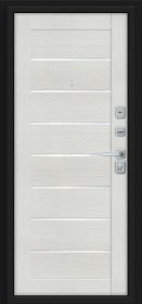 Входная Дверь Bravo Прайм/BChrome Almon/Bianco Melinga 860x2050мм Левое Открывание / Браво.