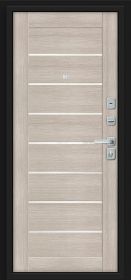 Входная Дверь Bravo Прайм/BChrome Almon/Cappuccino Melinga 860x2050мм Левое Открывание / Браво.