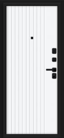 Входная Дверь Bravo Граффити-32/SBlack Black Shell/White Pro 860x2050мм Левое Открывание / Браво.