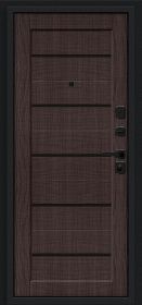 Входная Дверь Bravo Борн/SBlack Букле Черное/Wenge Melinga 960x2050мм Правое Открывание / Браво.