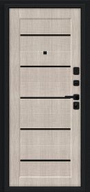 Входная Дверь Bravo Борн/SBlack Букле Черное/Cappuccino Melinga 860x2050, 960x2050мм / Браво.