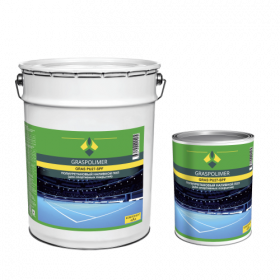 Пол Наливной Спортивный Graspolimer PU27-SPF 30кг Двухкомпонентный, Полиуретановый / Грасполимер.