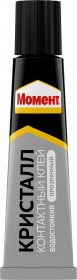 Клей Полиуретановый Момент Кристалл 10кг Прозрачный для Работы с Чистыми Поверхностями.