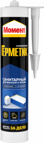 Герметик Силиконовый Момент Санитарный 0.28кг Высококачественный для Ванной и Кухни.