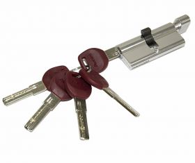 Цилиндр Bravo Avers JМ-70-С (35*35) CR Хром для Входных Дверей / Браво.