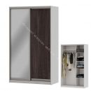 Шкаф-купе "Мираж 13.1" 2-х дверный с зеркалом Ясень анкор светлый/Ясень анкор темный