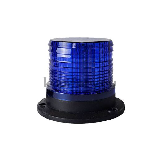 Проблесковый маяк синий 130 мм на магните 9 режимов вспышек PM2182