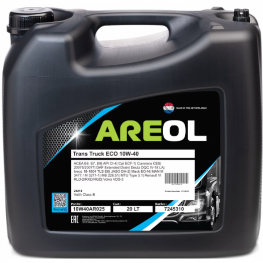 AREOL Trans Truck ECO 10W-40, 20л