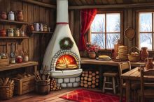 Фон стена "Масленица №5"