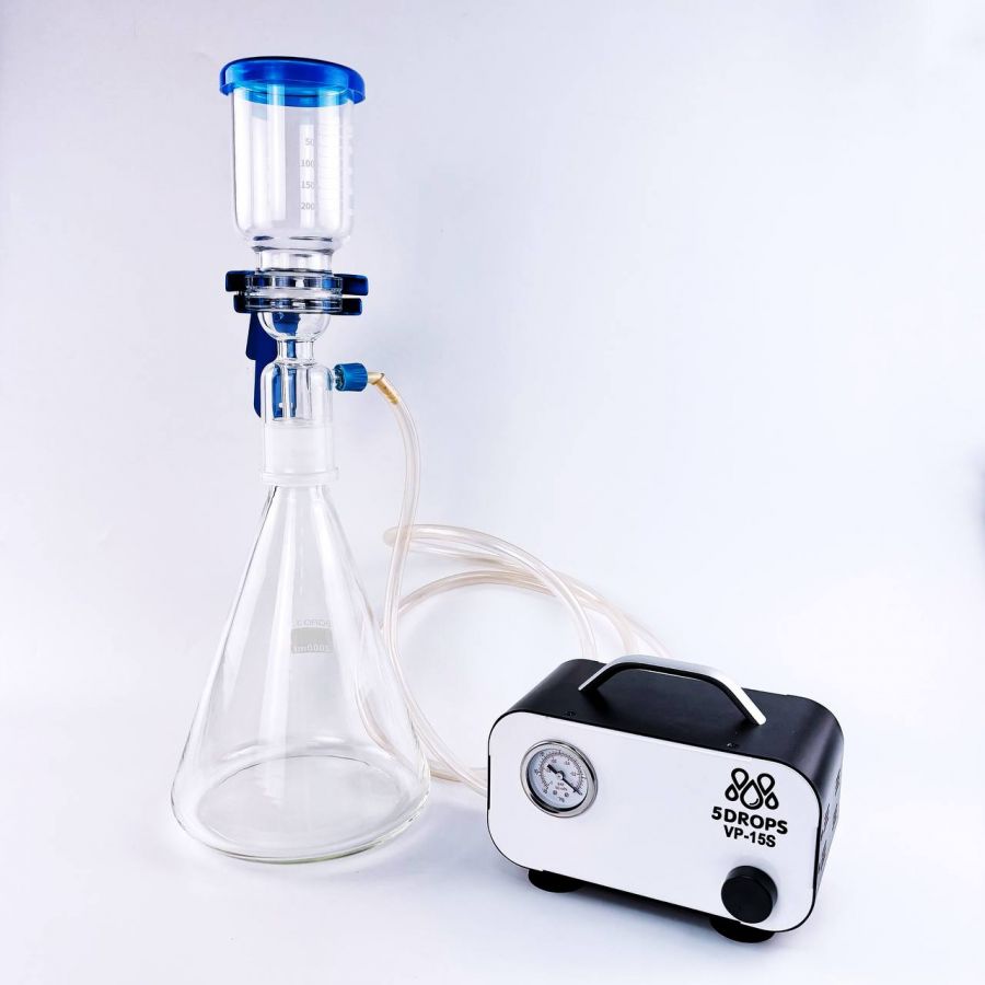Вакуумная установка с насосом Labdevices-VP-15S + "MicroFilter-Labdevices" на 2 л