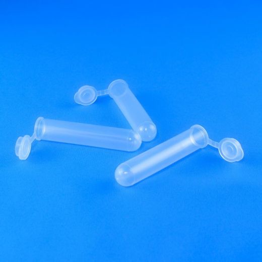 Пробирка цилиндрическая 10 мл, 16х80 мм, п/п, нестерил., без град-ки, с защелк-ся крышкой, M.Med, 200 шт/упак