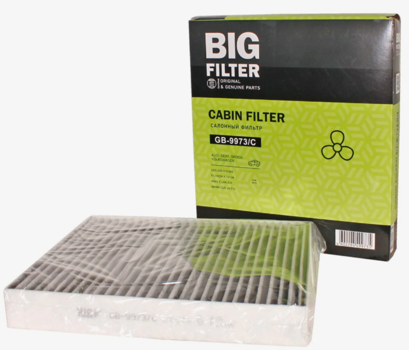 Фильтр салона угольный BIG Filter GB-9973/C