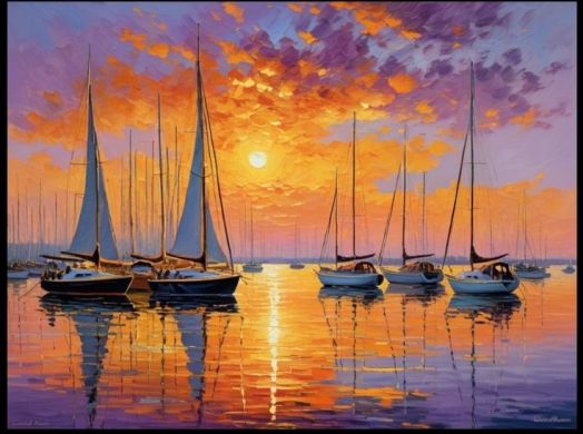 картина "Байкал. Регата"