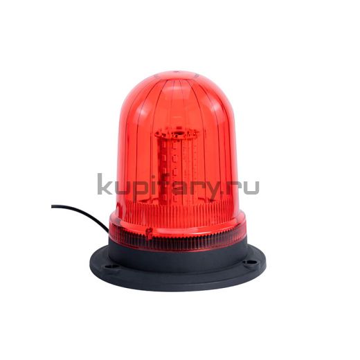 Проблесковый маяк колба 180 мм красный на магните PM2223