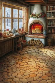 Фон стена "Масленица №2"