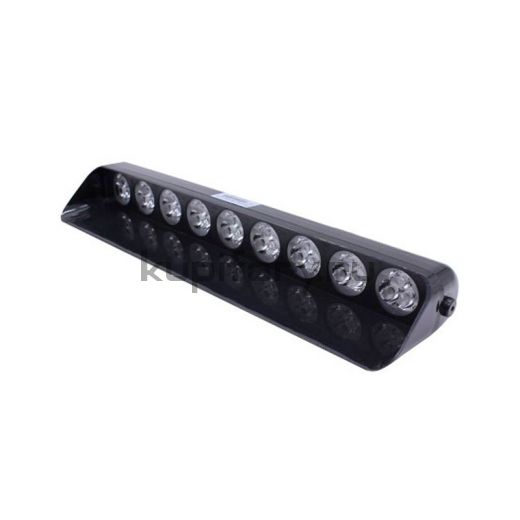 Панель-вспышка под лобовое стекло стробоскоп красный/синий/белый свет 12 Вольт с пультом ST2022