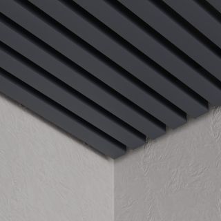 Кубообразный реечный потолок Кубота 60/45 графит