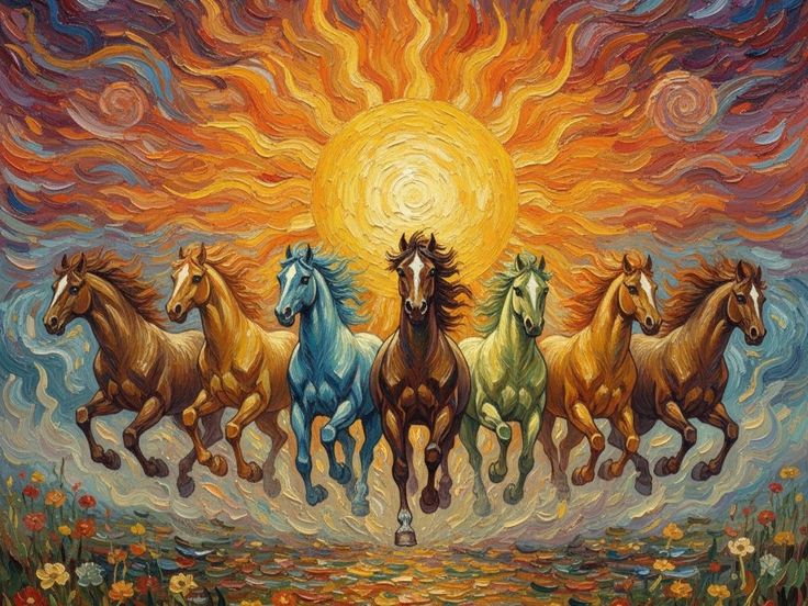 картина "Байкальский табун"