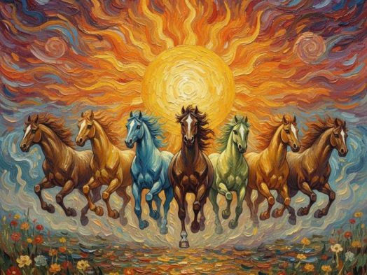 картина "Байкальский табун"