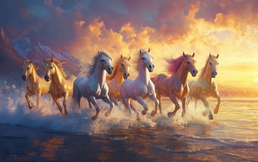 картина "Байкальский табун"