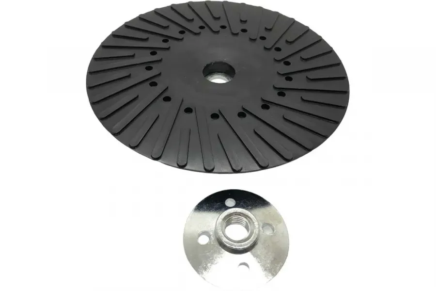 Опора для фибровых дисков жесткая с рёбрами Ø180мм M14