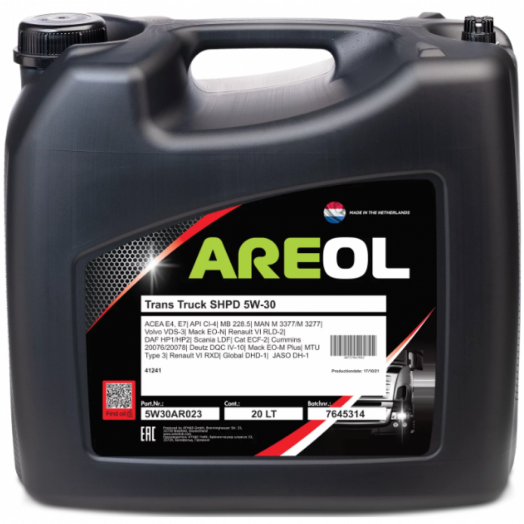 AREOL Trans Truck SHPD 5W-30, 20л