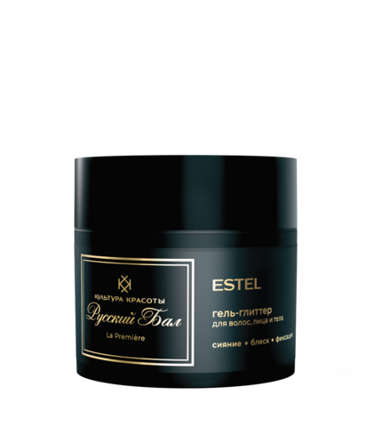 Гель-глиттер для волос, лица и тела «Русский бал» ESTEL КУЛЬТУРА КРАСОТЫ 40 мл