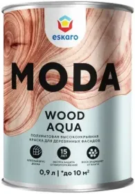 Eskaro Moda Wood Aqua Краска для Деревянных Фасадов (0.9 л) / Эскаро