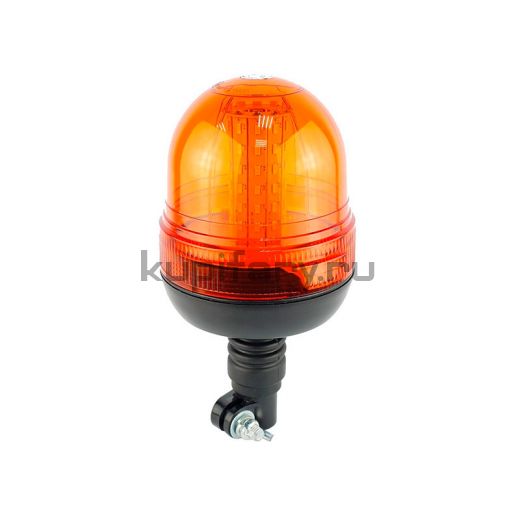 Маяк проблесковый оранжевый 240мм на кронштейне SMD 12-24 вольт PM128260