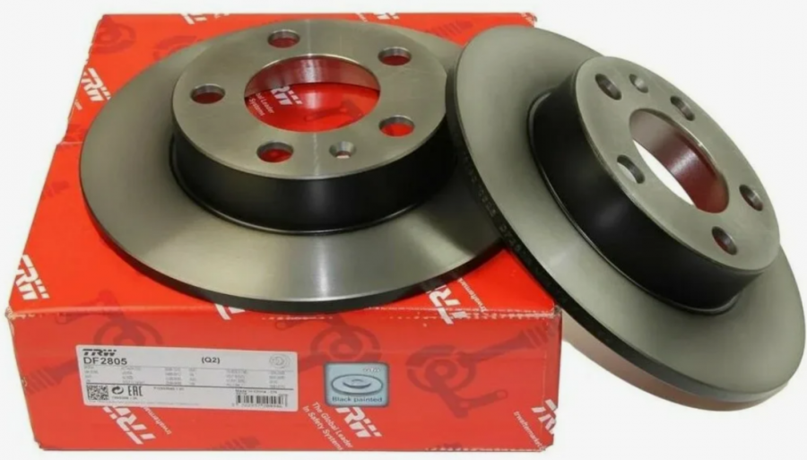 Диск тормозной задний  TRW DF2805