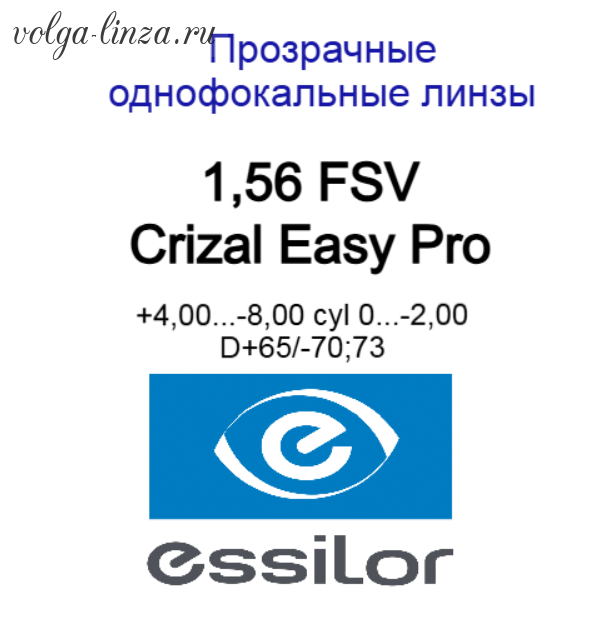 1.56 FSV Crizal Easy Pro