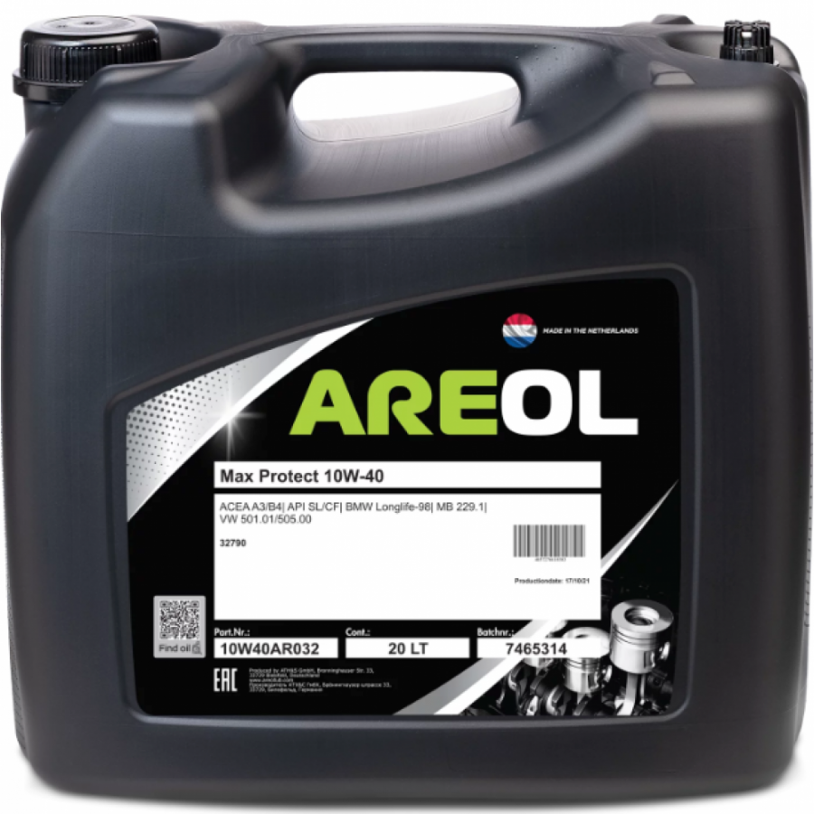 AREOL Max Protect 10W-40, 20л